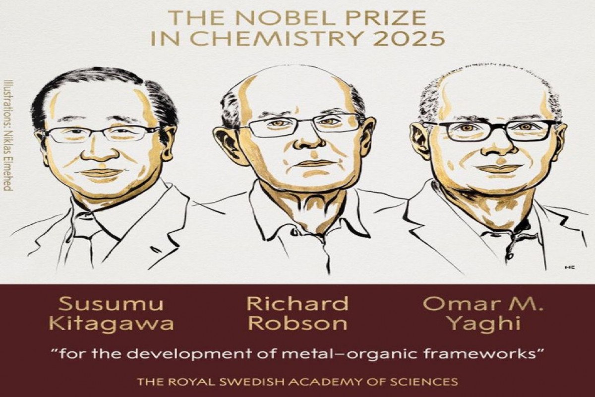 Kimya üzrə Nobel mükafatı bu şəxslərə verildi