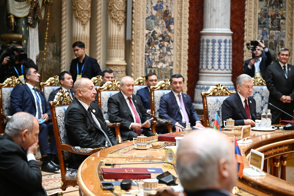 İlham Əliyev MDB Dövlət Başçıları Şurasının geniş tərkibdə iclasında – FOTO/VİDEO