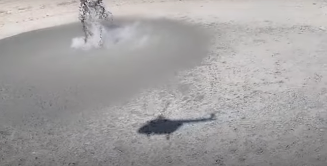 Bakıda vulkan püskürən əraziyə HELİKOPTER cəlb olundu – ANBAAN VİDEO