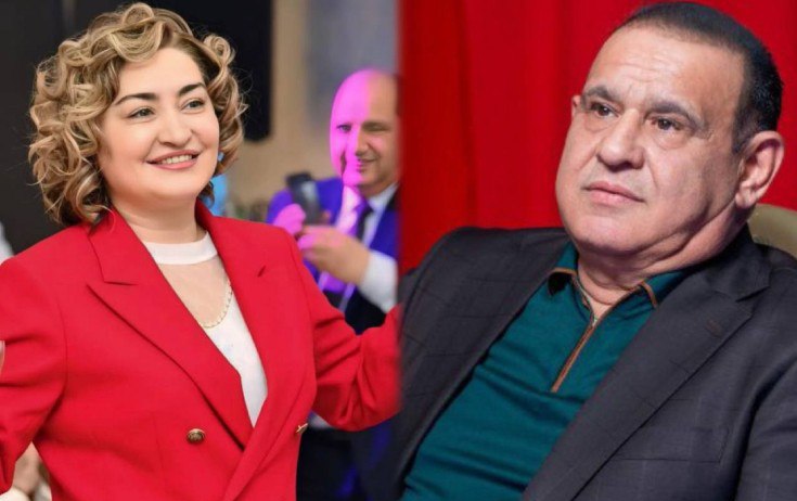 Tacir Şahmalıoğlu ilə Fədayə Laçın bir arada - FOTO