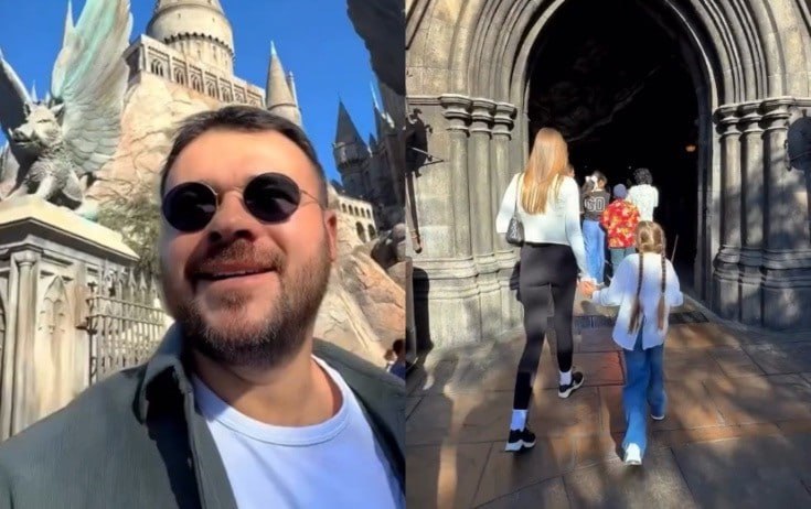 Emin Ağalarov ailəsi ilə Hollivudun "Universal studios”unda - VİDEO