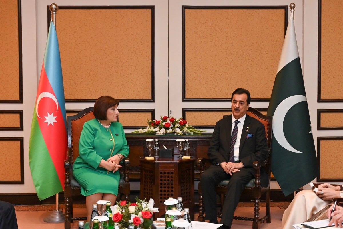 Sahibə Qafarova Pakistan prezidenti və Senatının sədri ilə görüşdü - FOTO