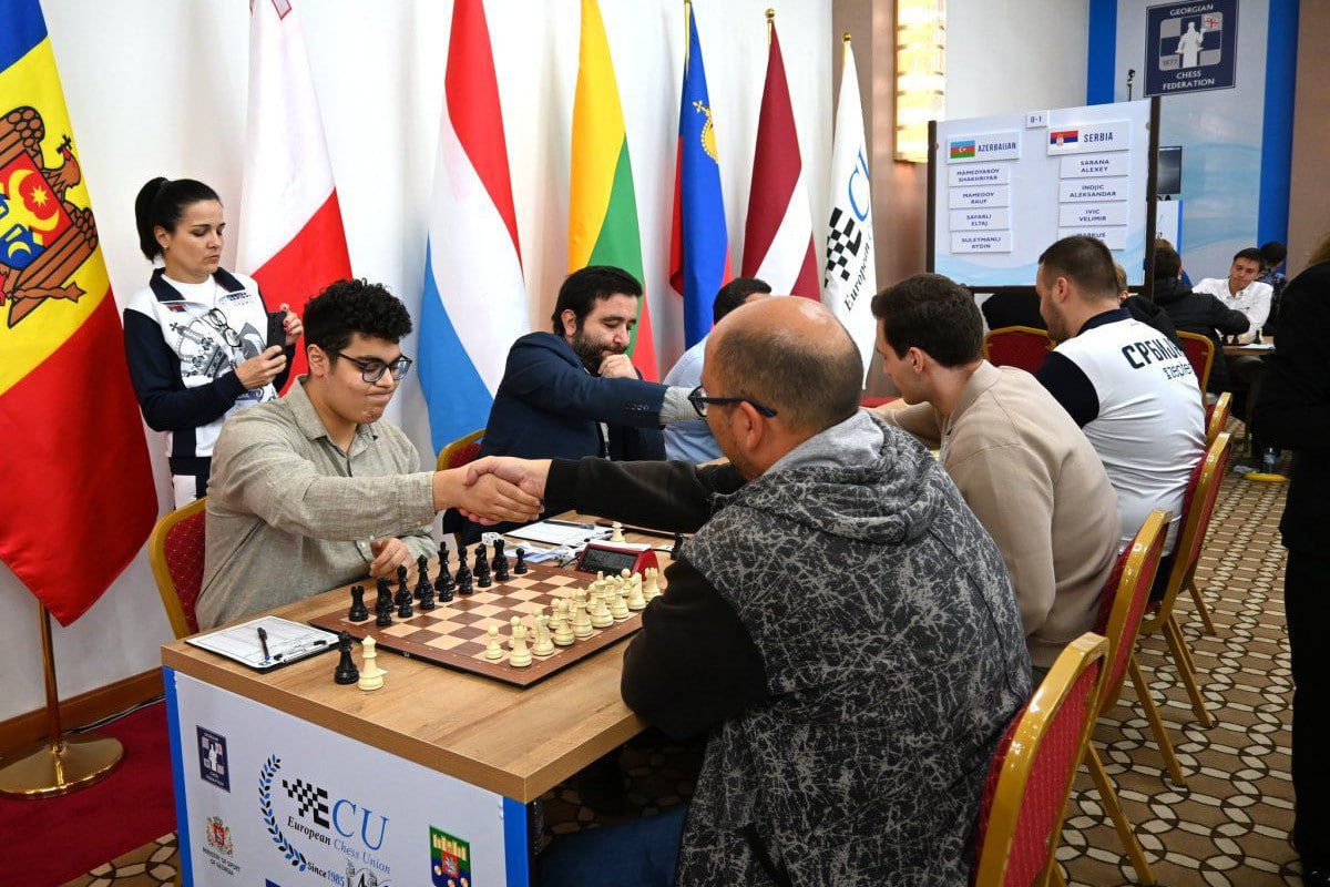 Şahmat üzrə milli komandamız Avropa çempionatında gümüş medal QAZANDI