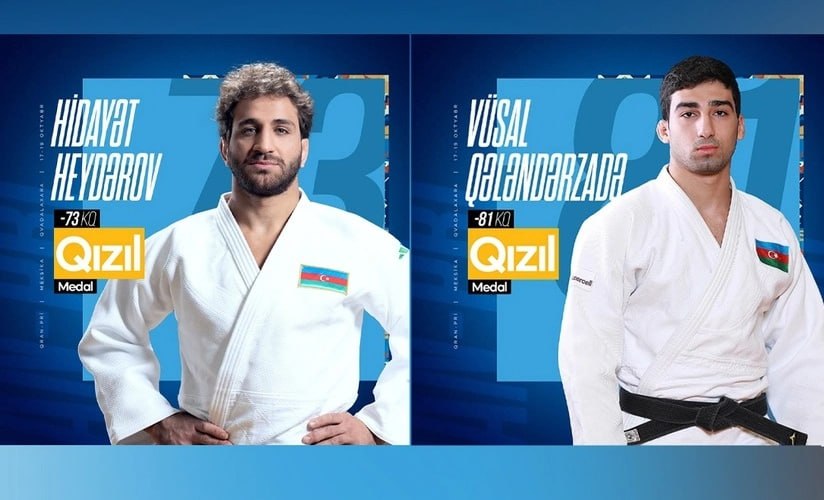 2 cüdoçumuz Meksikada QIZIL MEDAL qazandı