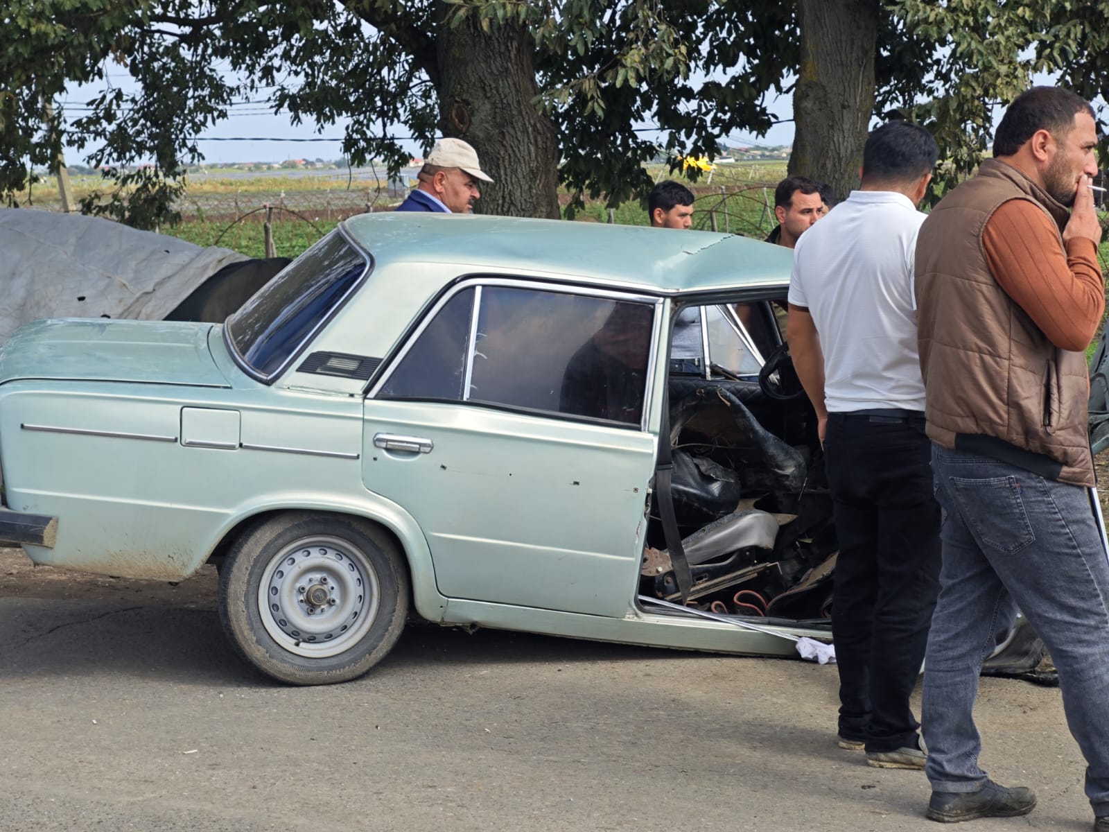 Cəlilabadda ağır QƏZA: 4 yaralı var - FOTO Cəlilabadda ağır QƏZA: 4 yaralı var - FOTO