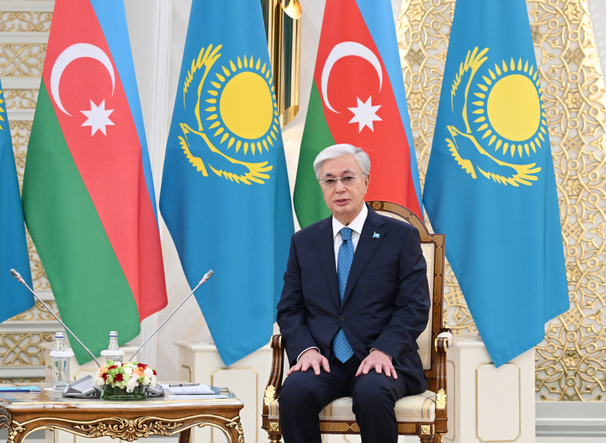 Tokayev: “Azərbaycan Qazaxıstan üçün müstəsna ölkə, qardaş dövlətdir” Tokayev: “Azərbaycan Qazaxıstan üçün müstəsna ölkə, qardaş dövlətdir”