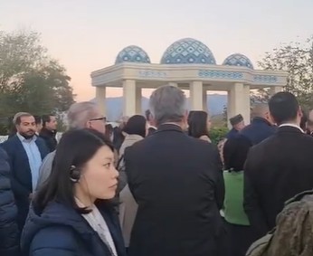 Xarici diplomatlar Zəngilan məscidində - VİDEO Xarici diplomatlar Zəngilan məscidində - VİDEO