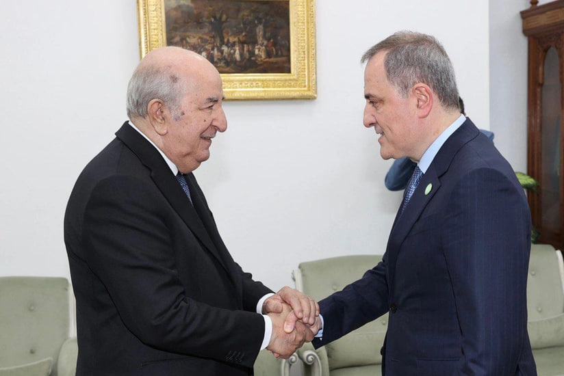 Ceyhun Bayramov Əlcəzair Prezidenti ilə görüşüb - FOTO Ceyhun Bayramov Əlcəzair Prezidenti ilə görüşüb - FOTO