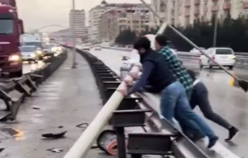 Bakı-Sumqayıt yolunda AĞIR QƏZA – VİDEO