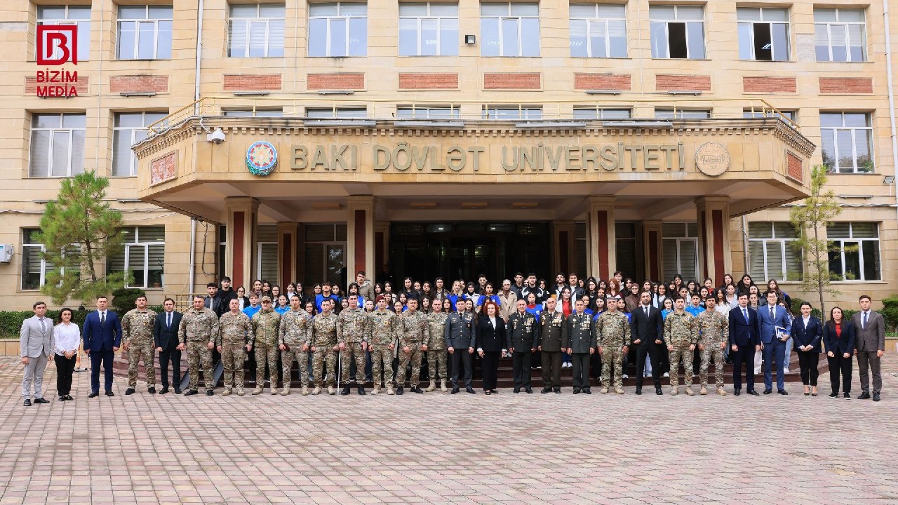 Bakı Dövlət Universitetində “Zəfərin 5 ili: Şanlı Qələbənin izi ilə” adlı tədbir keçirildi - FOTO Bakı Dövlət Universitetində “Zəfərin 5 ili: Şanlı Qələbənin izi ilə” adlı tədbir keçirildi - FOTO