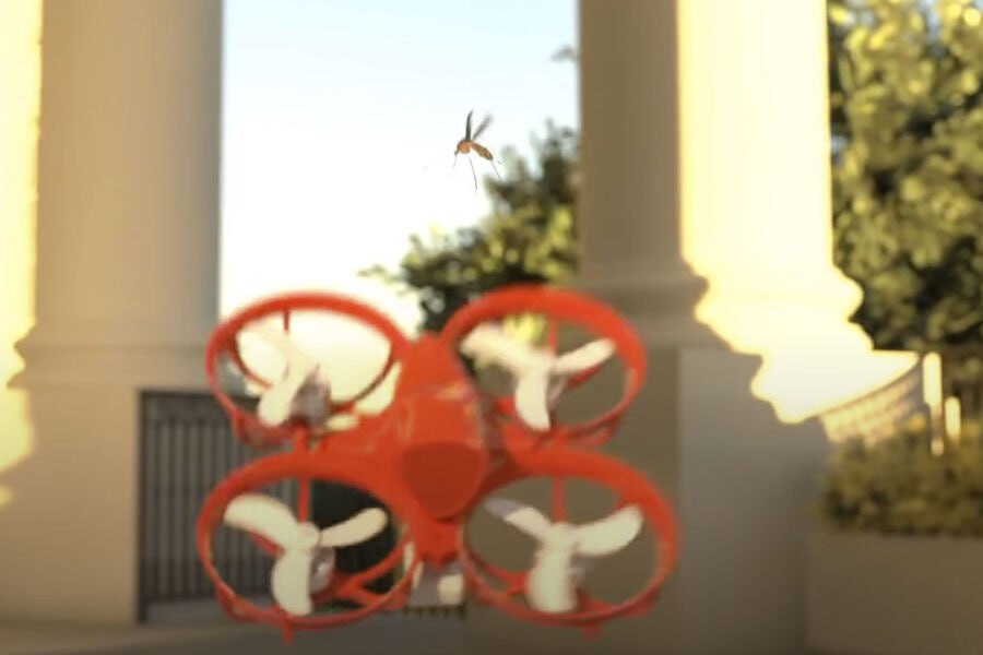 Ağcaqanadları məhv etmək üçün dron hazırlandı – VİDEO