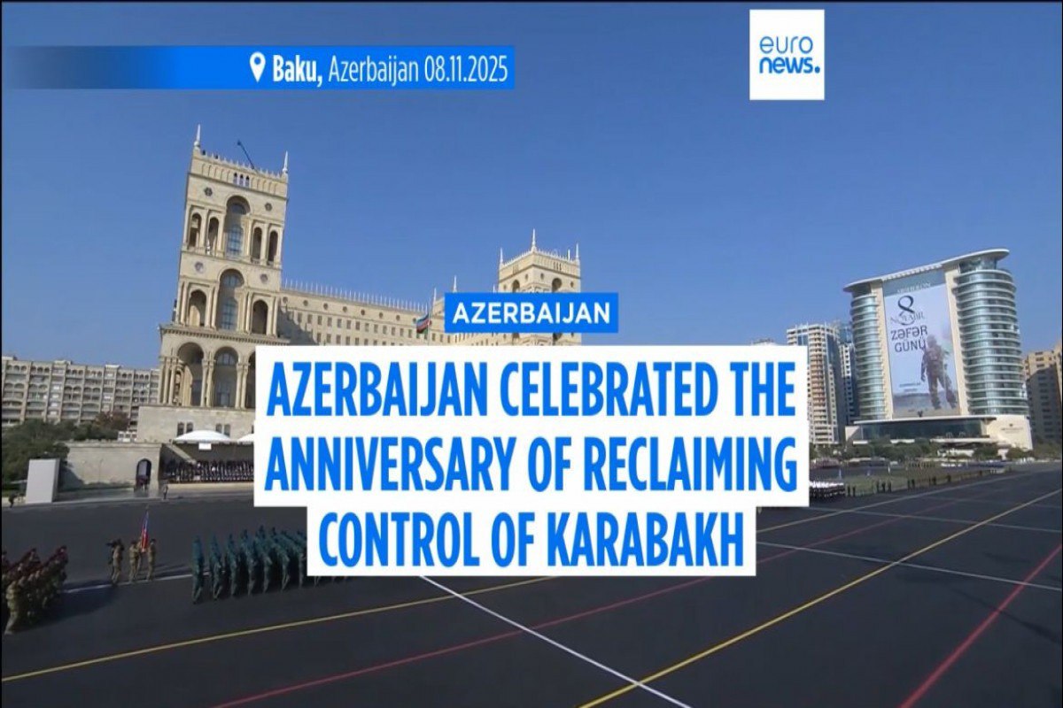 "Euronews" Qələbənin beşinci ildönümünə həsr olunmuş hərbi paraddan material hazırlayıb - VİDEO