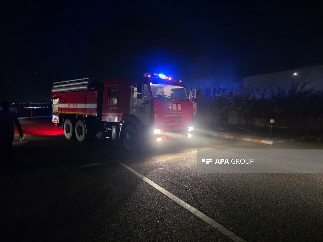 Naxçıvanda yanacaqdoldurma məntəqəsində yanğın oldu - FOTO/VİDEO