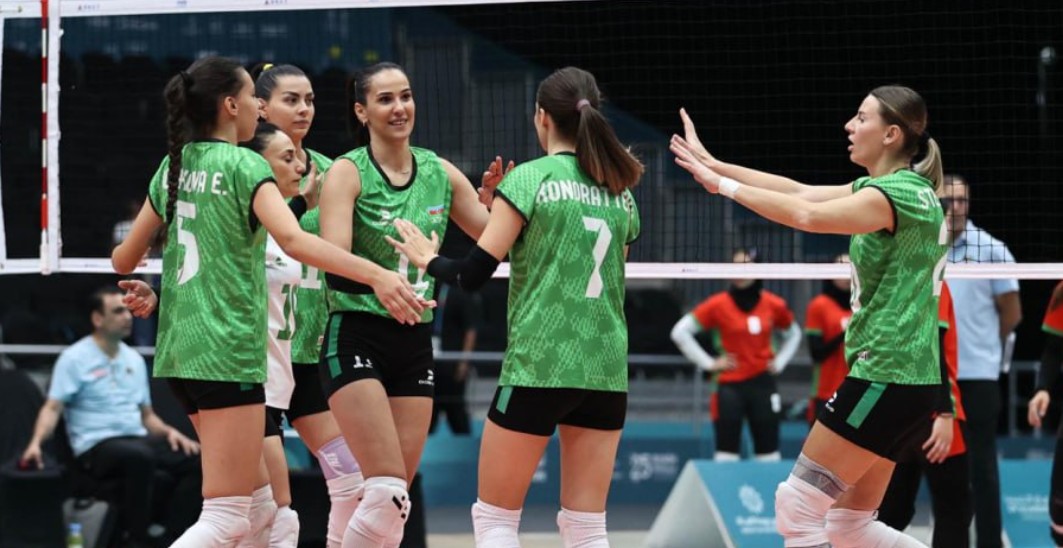 Voleybol millimiz bu gün finalda Türkiyə ilə qarşılaşacaq Voleybol millimiz bu gün finalda Türkiyə ilə qarşılaşacaq