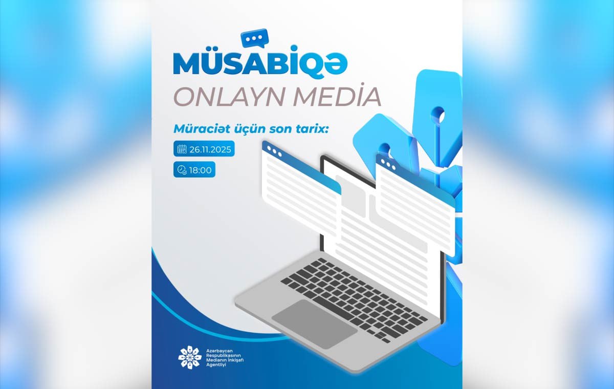 MEDİA onlayn media subyektlərinə dəstək üçün müsabiqə ELAN ETDİ
