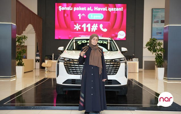 Zaqatala sakini "Nar"dan avtomobil qazandı