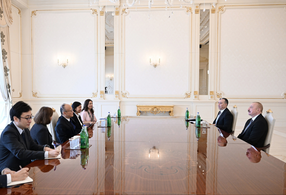 Asiya İnkişaf Bankının nümayəndə heyəti İlham Əliyevin qəbulunda - FOTO/VİDEO