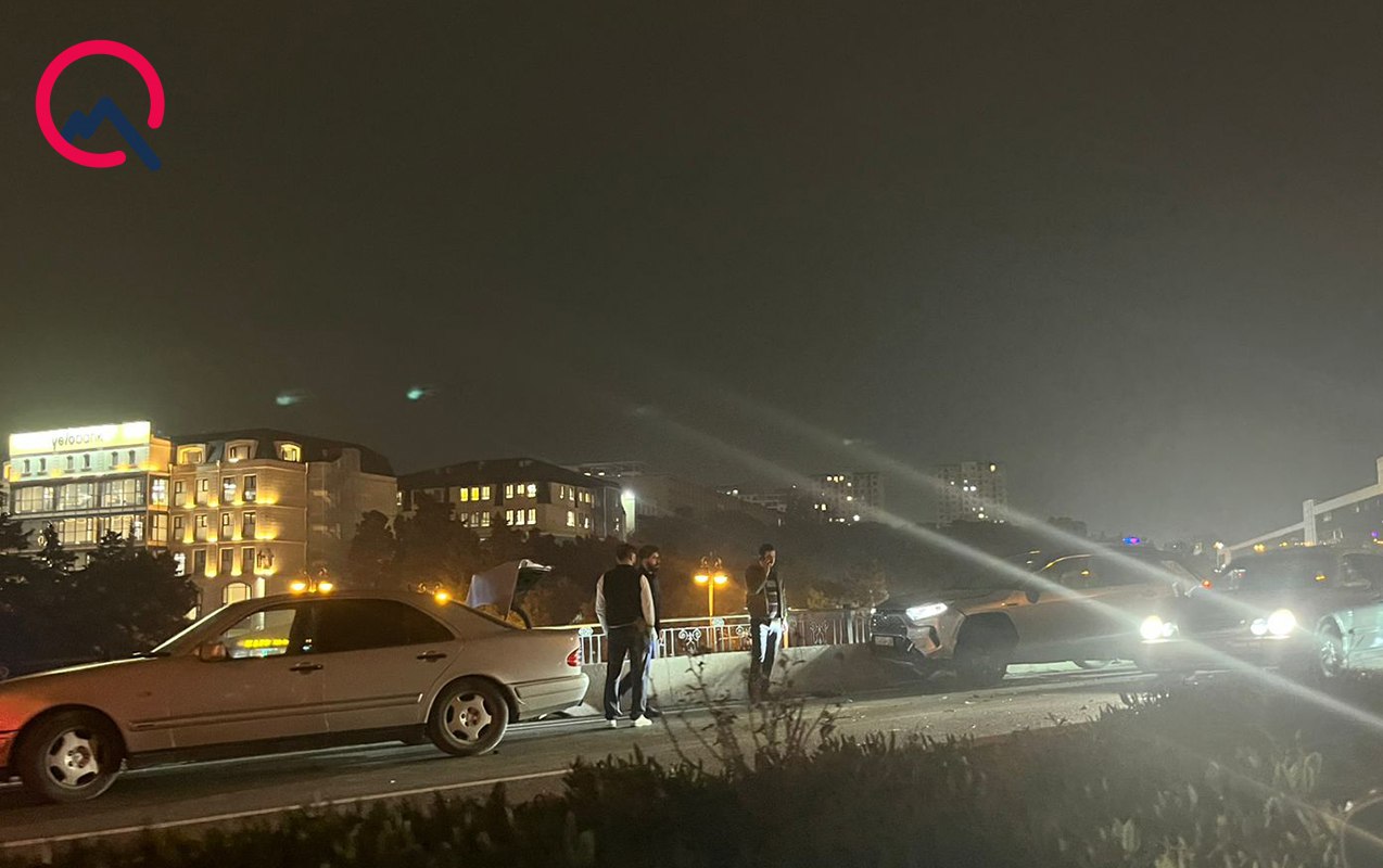 Bakıda zəncirvari qəza - FOTO