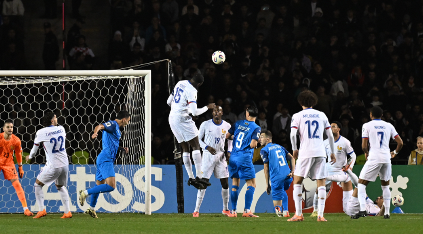 Azərbaycan-Fransa matçı başladı - VİDEO Azərbaycan-Fransa matçı başladı - VİDEO