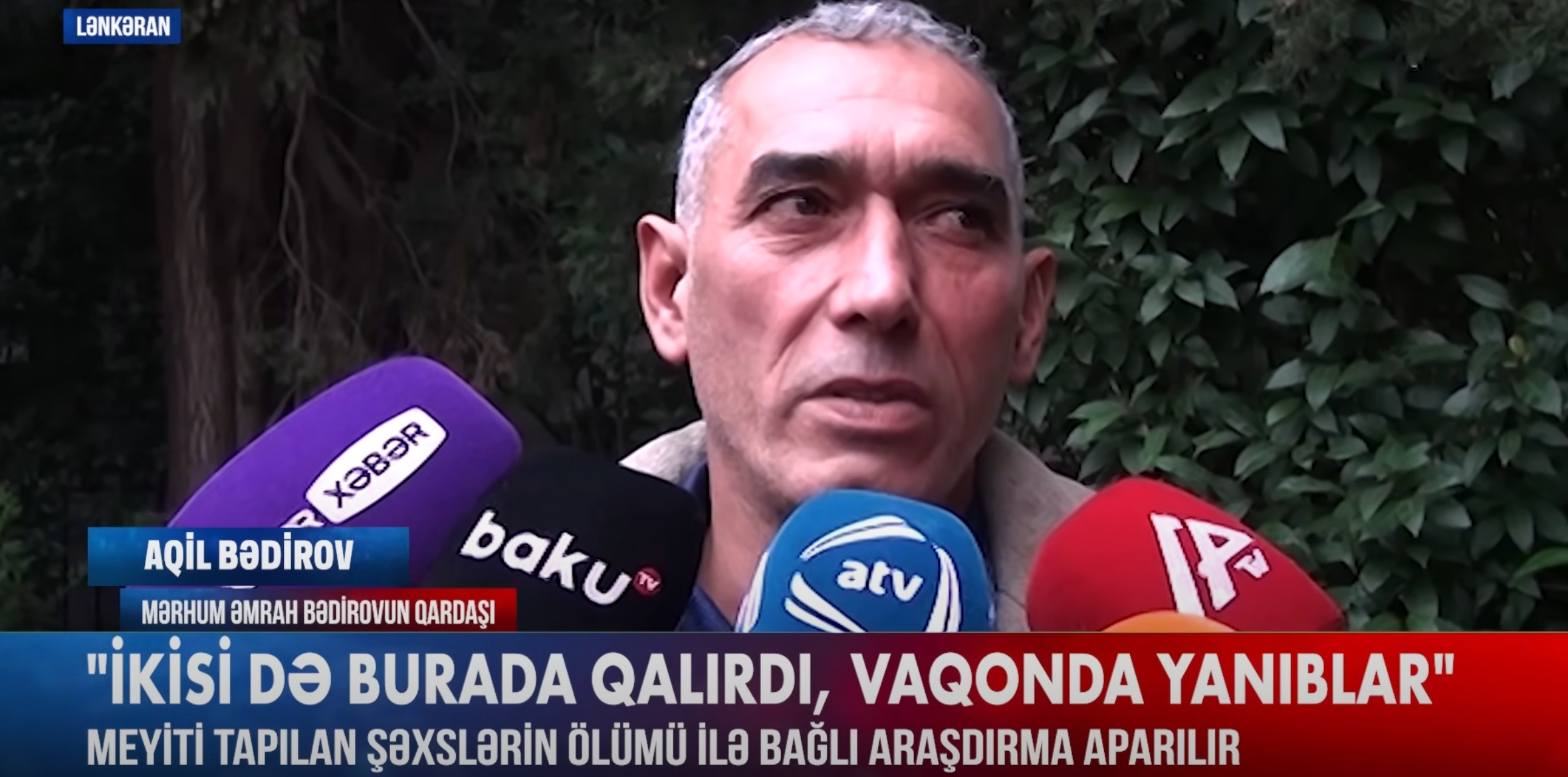 “İcazəsiz otağa girib isinmək üçün od qalayıblar” - VİDEO