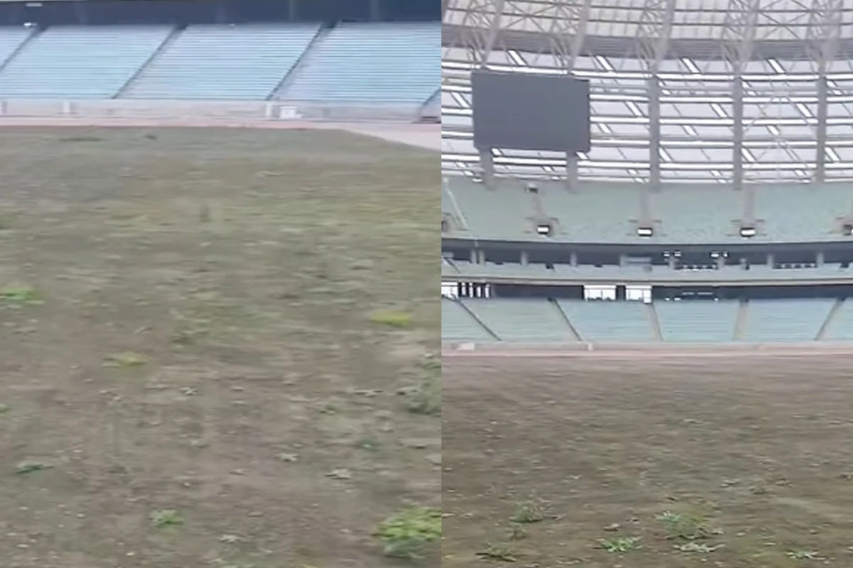 Bakı Olimpiya Stadionunun ot örtüyünün vəziyyəti barədə AÇIQLAMA - VİDEO