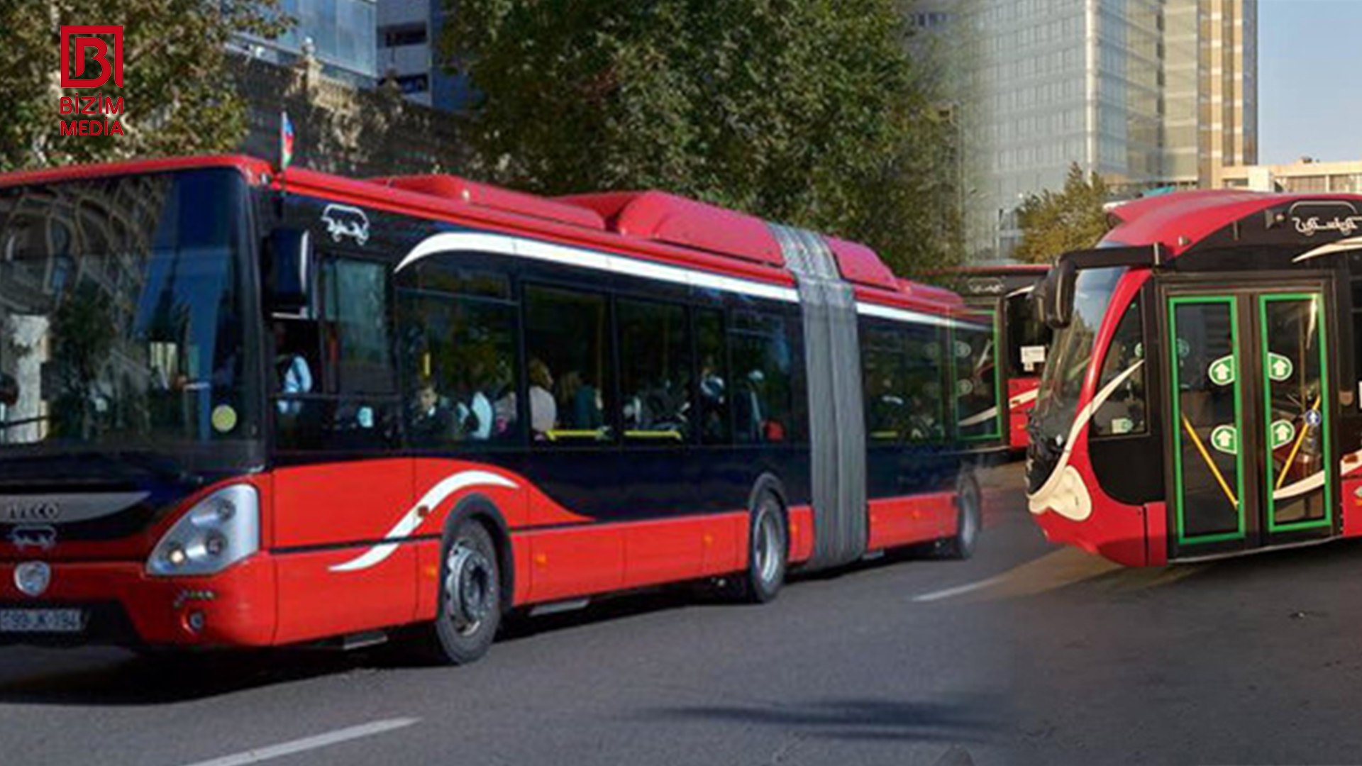 Bakı-Sumqayıt yolunda təhlükə saçan “qarmoşka” avtobuslar – Sürücülər çətin DURUMDA – VİDEO