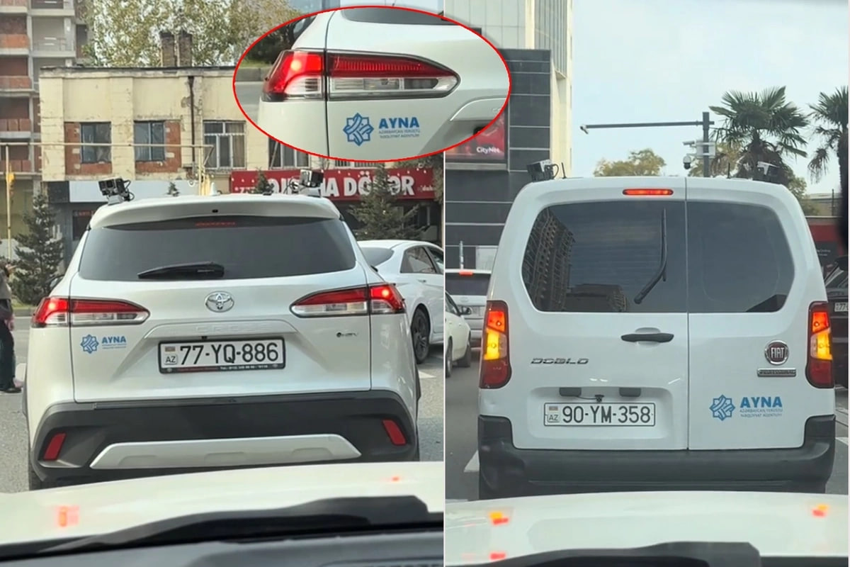 Bakıda AYNA-nın xüsusi avtomobilləri sürücüləri CƏRİMƏLƏYİR – VİDEO