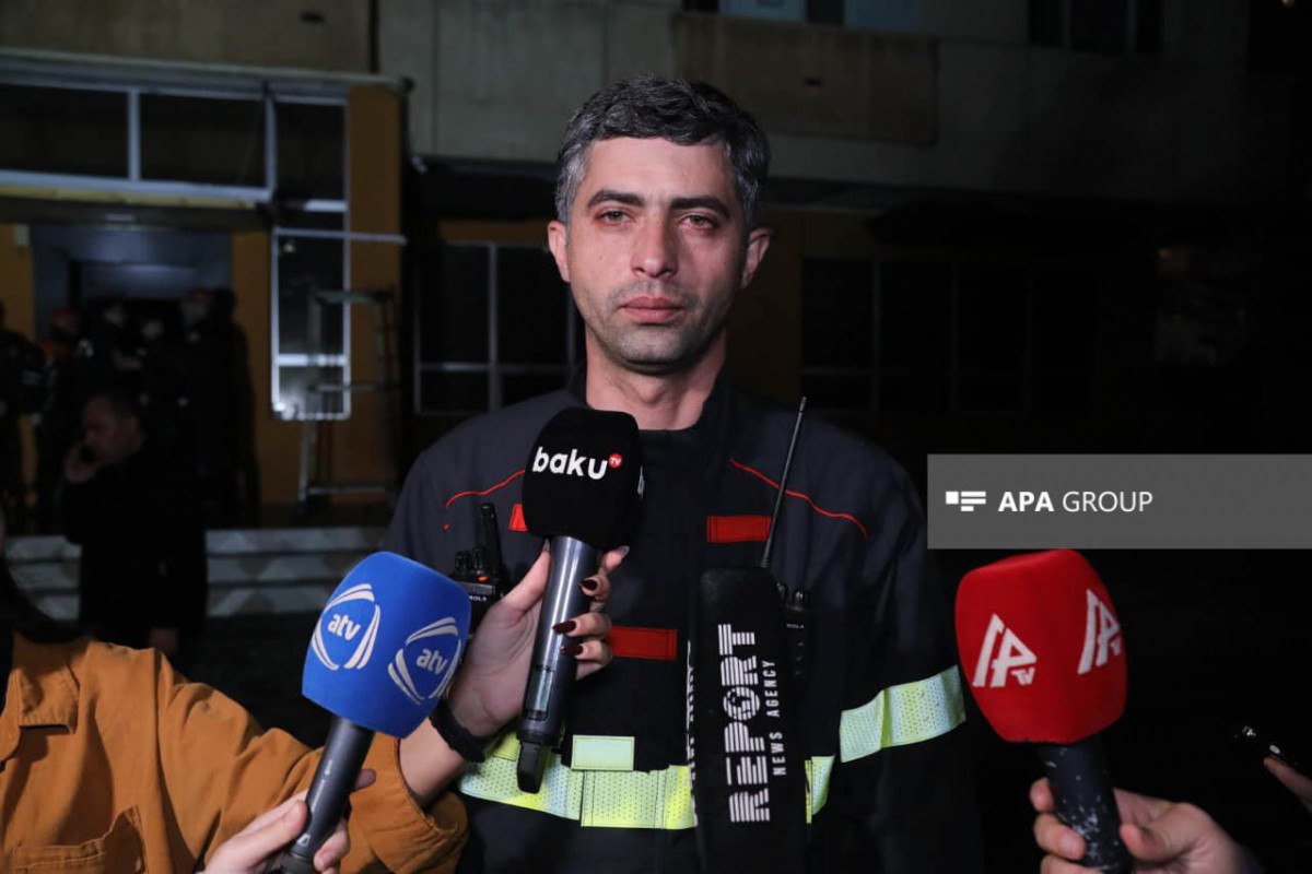 FHN: Yanğın binanın elektrik şaxtasında baş verib