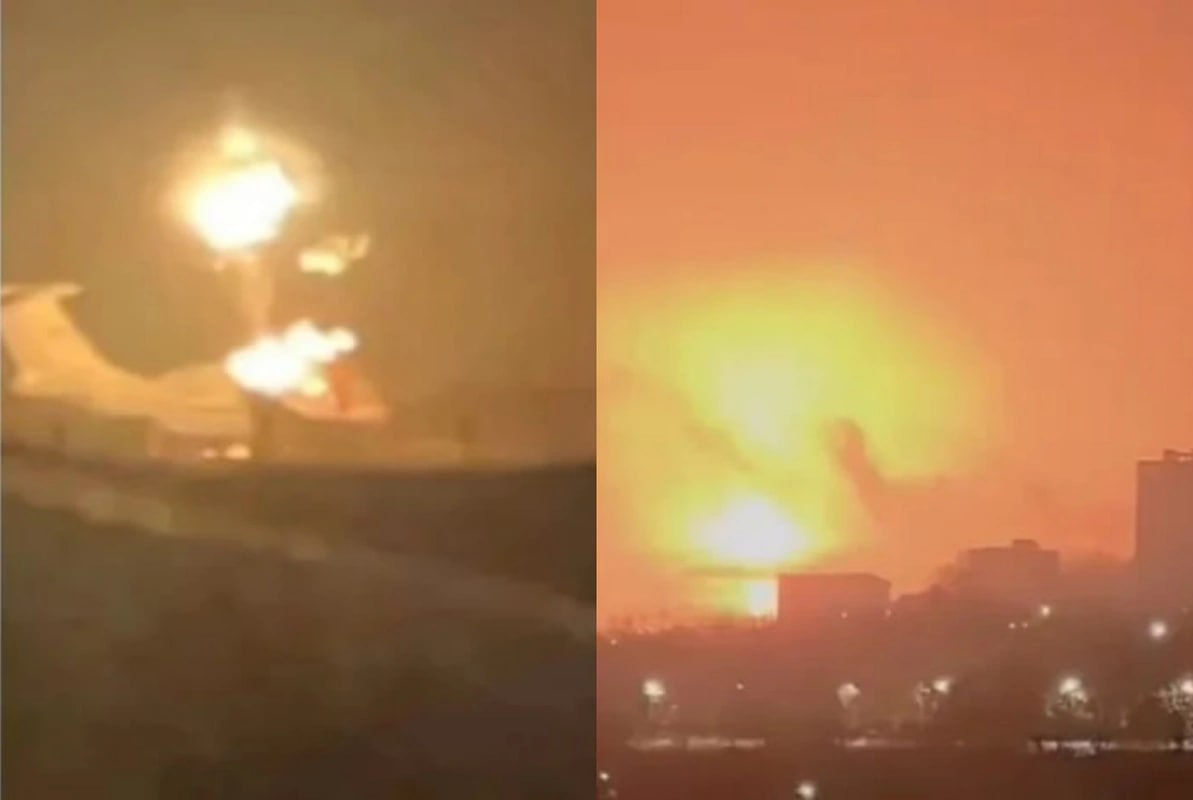 Ukrayna Rusiyada təyyarə zavodunu dronlarla vurdu – VİDEO