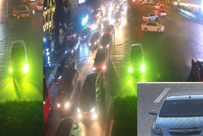 Bakıda avtomobili nömrəsiz idarə edən sürücü HƏBS EDİLDİ - VİDEO