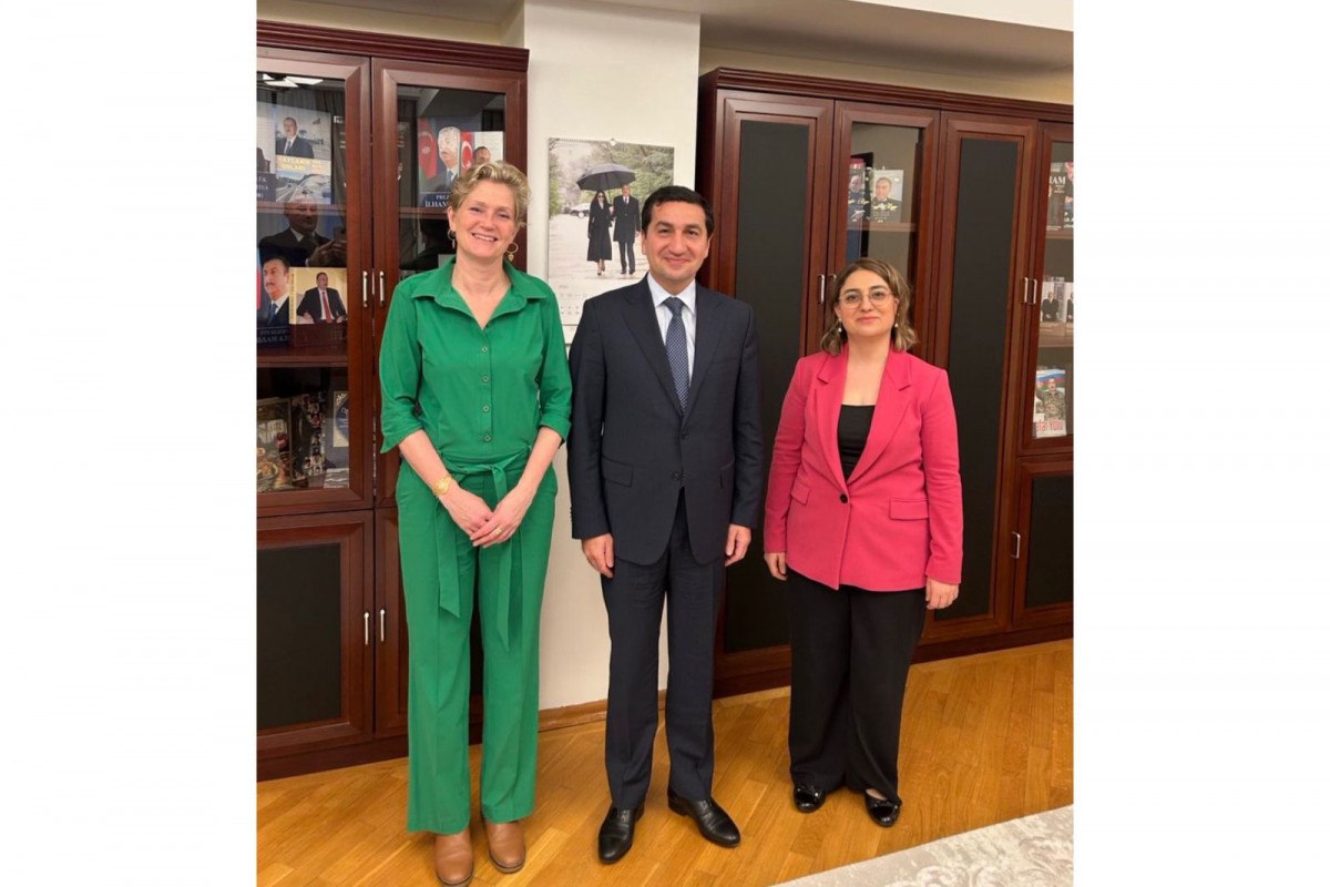 Hikmət Hacıyev Niderland səfiri ilə görüşdü