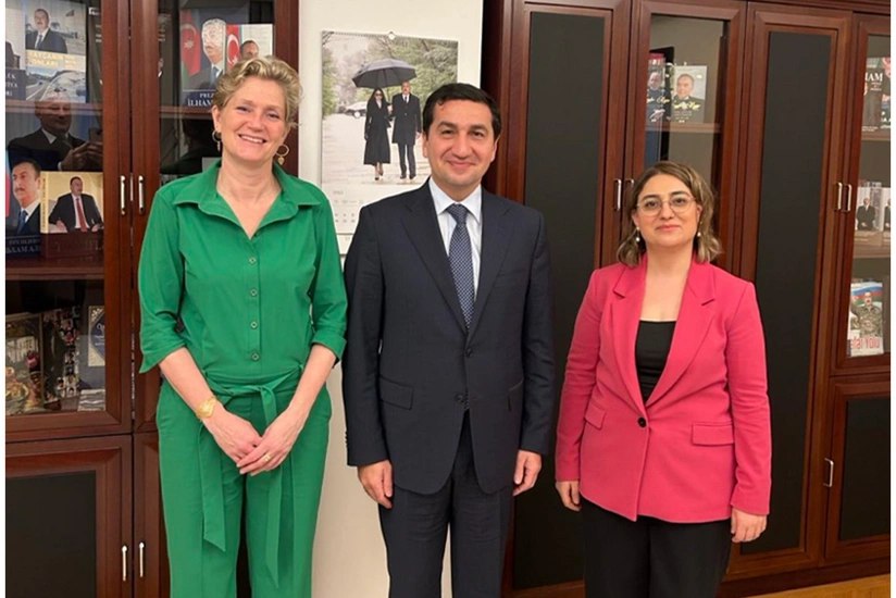 Hikmət Hacıyev Niderland səfiri ilə görüşdü