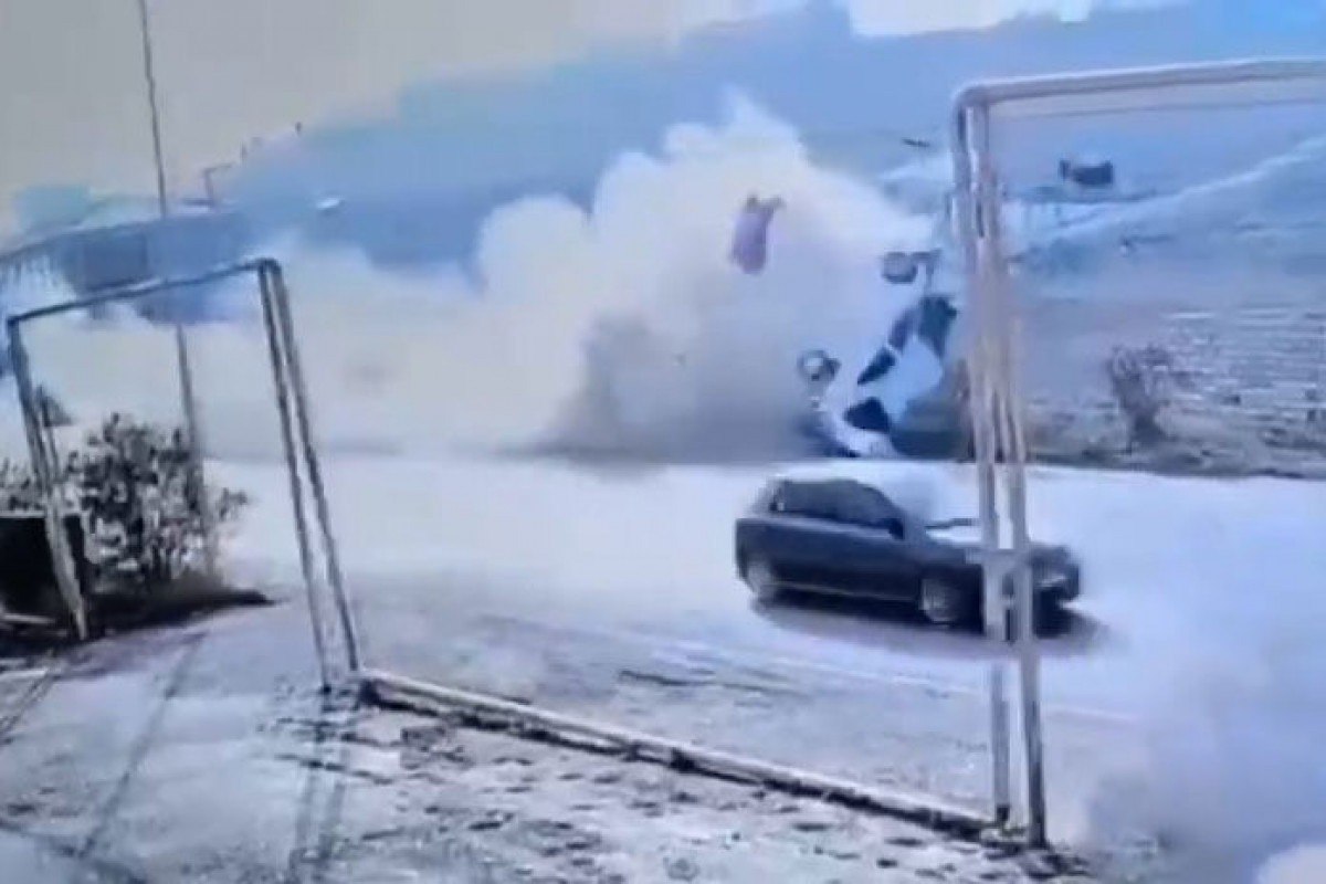 Abşeronda dəhşətli QƏZA: Ölən var - VİDEO