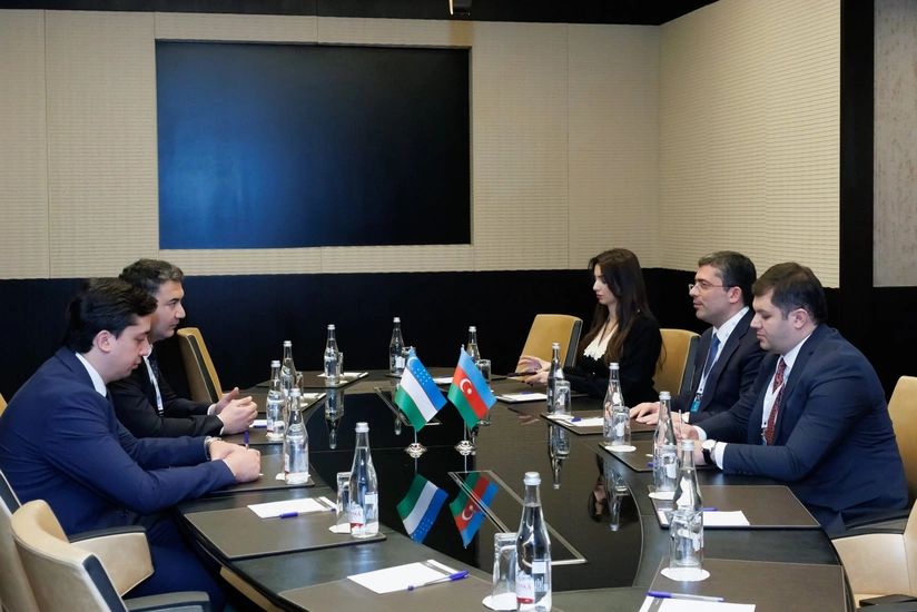 Əhməd İsmayılov Azərbaycanda səfərdə olan Özbəkistan nümayəndə heyəti ilə görüşüb - FOTO