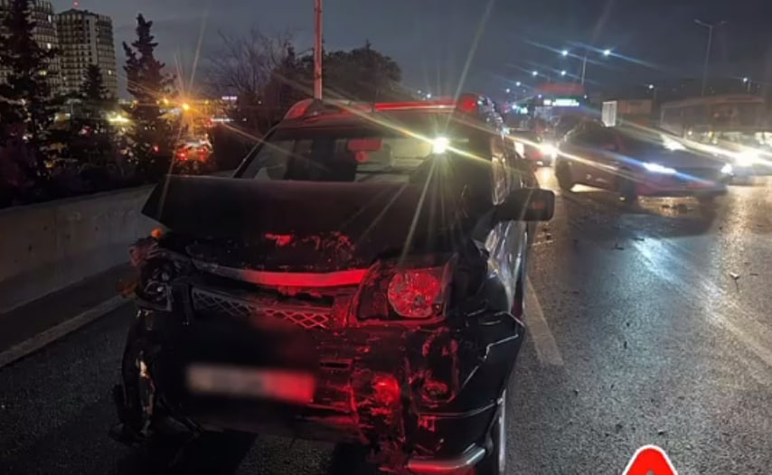 Bakı-Sumqayıt magistralında nasaz avtomobil zəncirvari qəzaya səbəb oldu – VİDEO