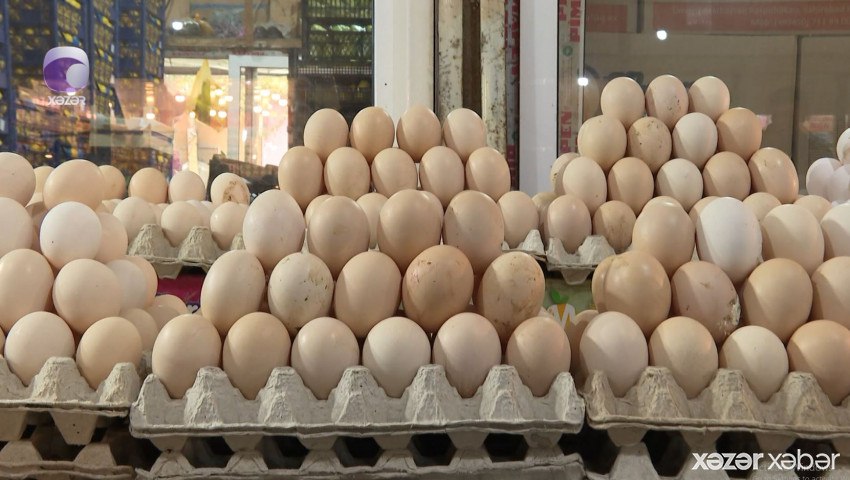 Paytaxtda və bölgələrdə kənd yumurtası kəskin BAHALAŞDI - VİDEO