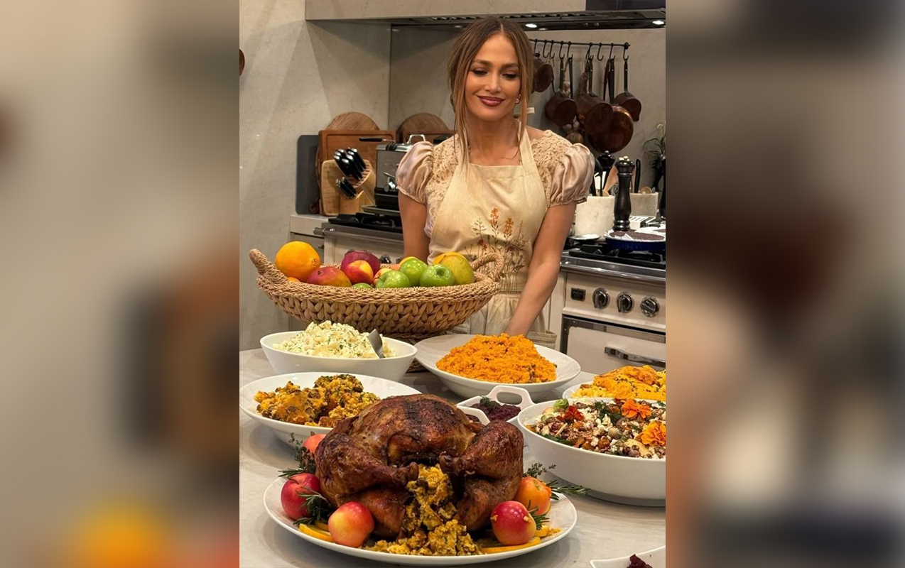 Cennifer Lopez Şükran gününü belə qeyd etdi - Fotolar