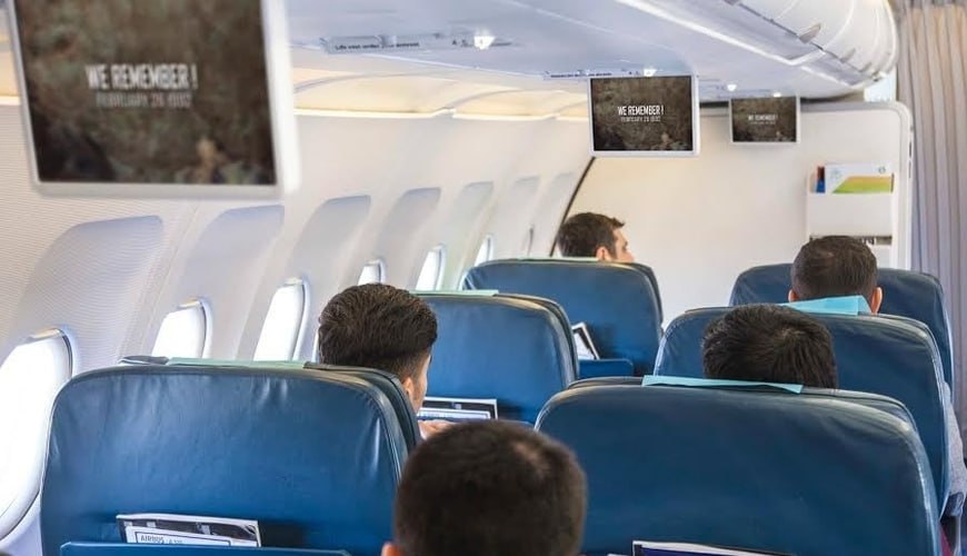 AZAL təyyarəsi qəzaya düşmədən öncə... - YENİ KADRLAR - VİDEO