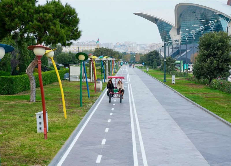 Yeni Bulvarda velosiped yolu açıldı – FOTO