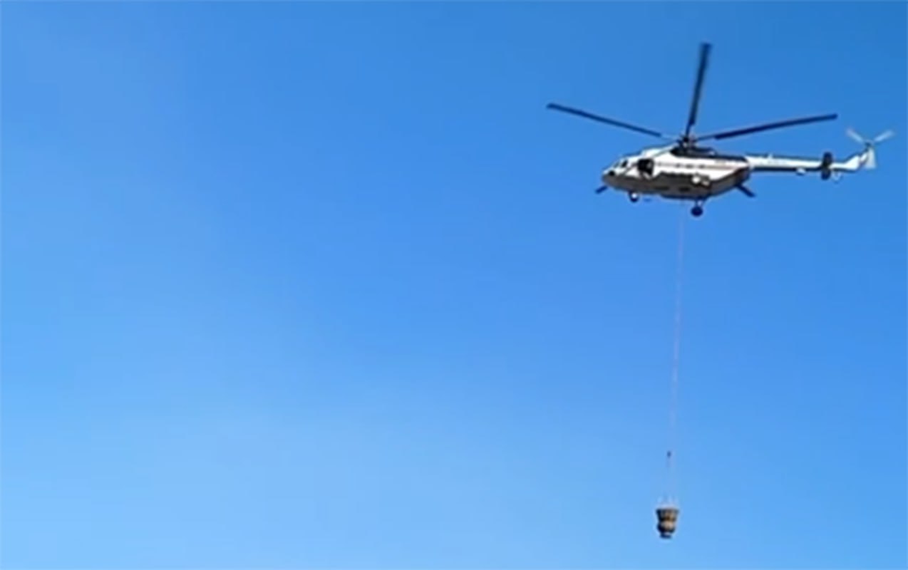 Laçın və Kəlbəcərdəki yanğınlara helikopterlər cəlb olundu – VİDEO Laçın və Kəlbəcərdəki yanğınlara helikopterlər cəlb olundu – VİDEO