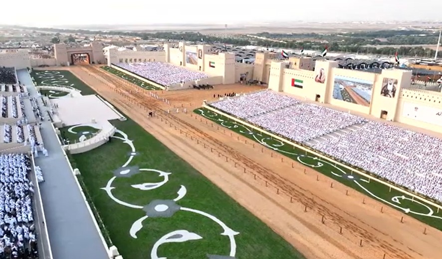 Əbu-Dabidə Qarabağ atları nümayiş etdirildi - VİDEO