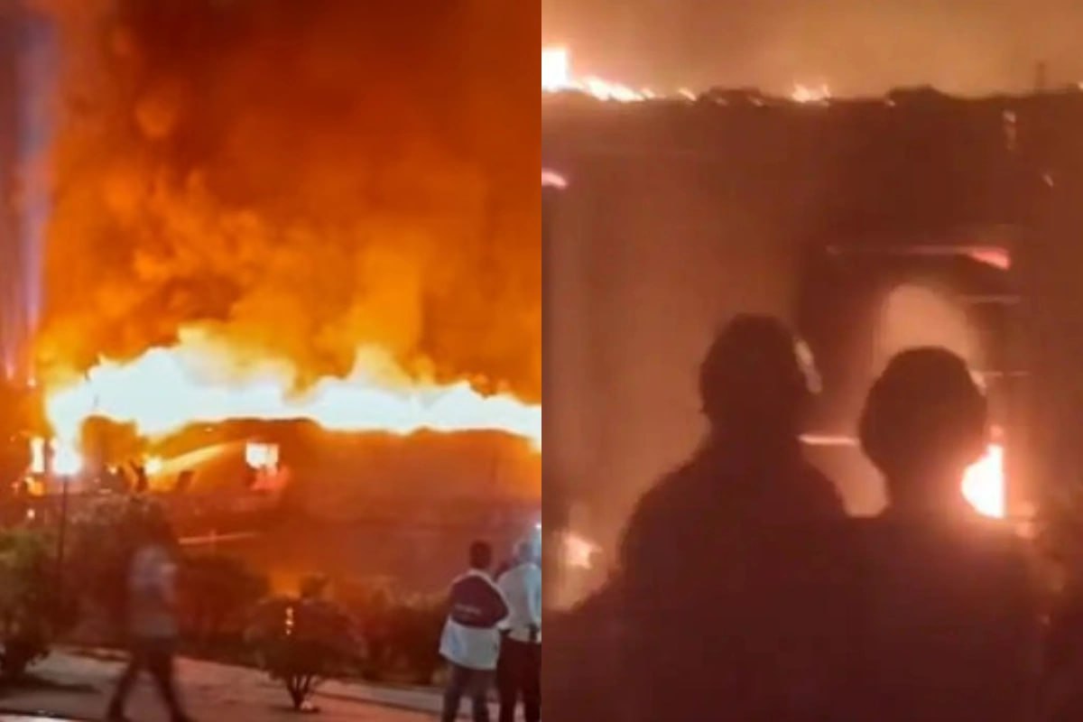 Gecə klubunda yanğın: 25 ölü var - VİDEO Gecə klubunda yanğın: 25 ölü var - VİDEO