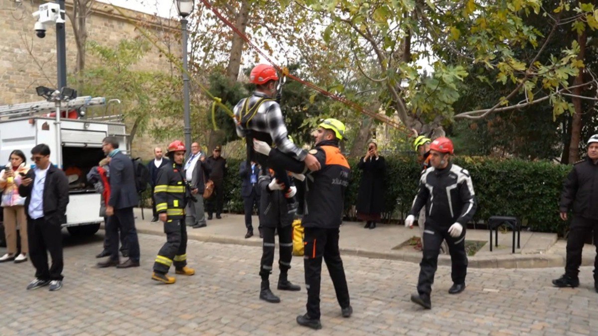 İçərişəhərdə təlim keçirildi - FOTO/VİDEO