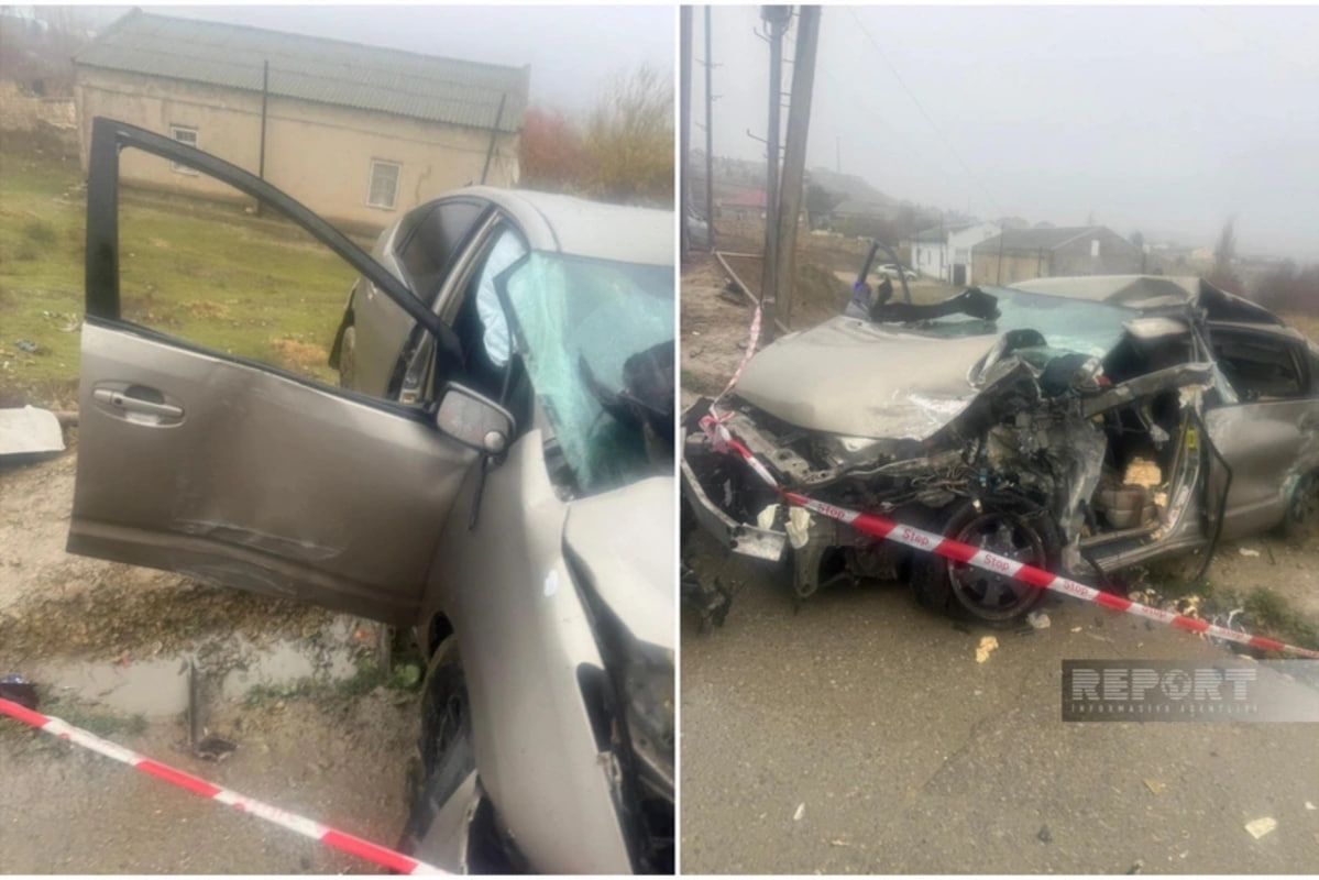 Hökməli-Qobu yolunda ağır qəza: Ölənlər var - VİDEO Hökməli-Qobu yolunda ağır qəza: Ölənlər var - VİDEO