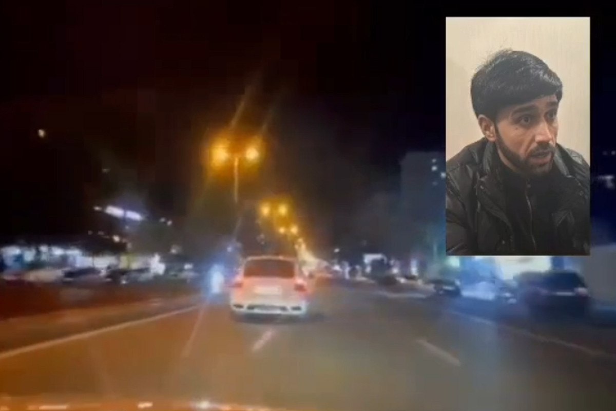 Avtoxuliqanlıq edən sürücü HƏBS EDİLDİ - VİDEO Avtoxuliqanlıq edən sürücü HƏBS EDİLDİ - VİDEO