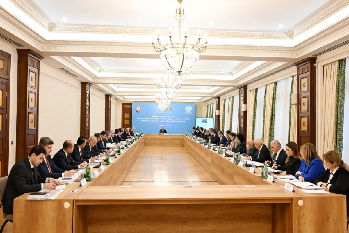 WUF13-ün Təşkilat Komitəsinin növbəti iclası keçirilib - FOTO WUF13-ün Təşkilat Komitəsinin növbəti iclası keçirilib - FOTO