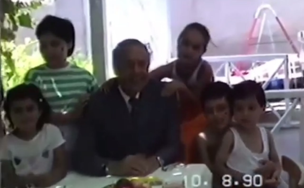 Heydər Əliyevin nəvələri ilə səmimi anları - Video