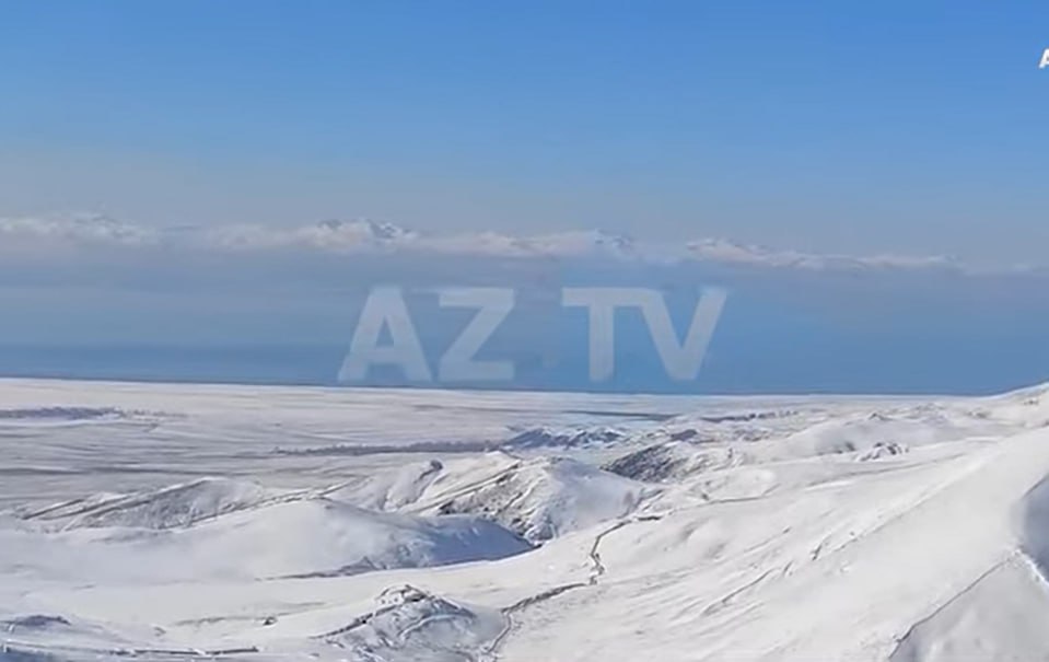 Göyçə gölündə möhtəşəm qış mənzərəsi... &ndash; VİDEO