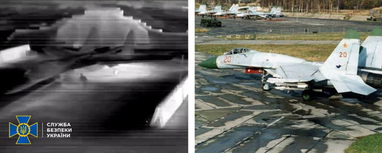 Ukrayna Rusiyanın iki "Su-27" qırıcısını vurdu – FOTO Ukrayna Rusiyanın iki "Su-27" qırıcısını vurdu – FOTO