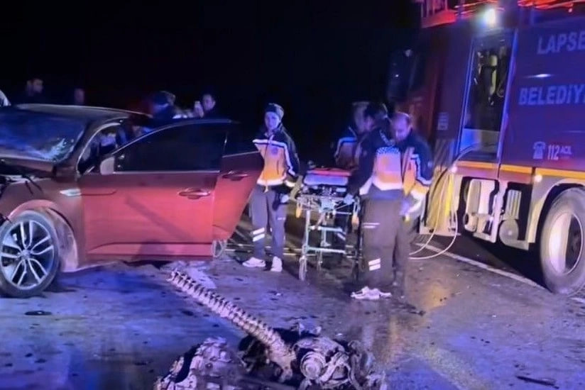 Türkiyədə ağır qəza: 5 ölü, 1 yaralı var - FOTO